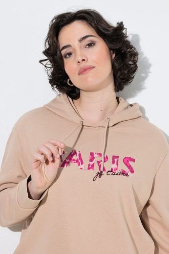 Plus size veliki brojevi Majica dugih rukava s kapuljačom za punije