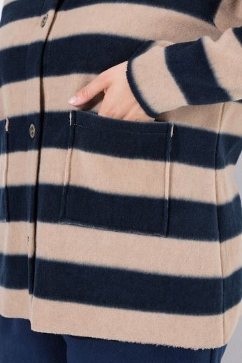 Plus size veliki brojevi Jakna lagana na kopčanje za punije