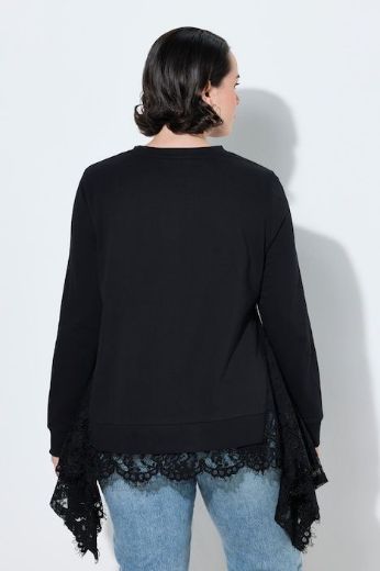 Plus size veliki brojevi Majica dugih rukava asimetrična za punije