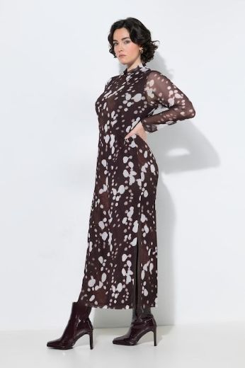 Plus size veliki brojevi Haljina maxi dugih rukava za punije