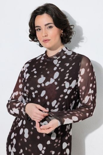 Plus size veliki brojevi Haljina maxi dugih rukava za punije