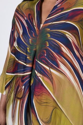 Plus size veliki brojevi Bluza 3/4 rukava A kroja za punije