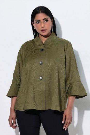 Plus size veliki brojevi Jakna lagana 3/4 rukava za punije