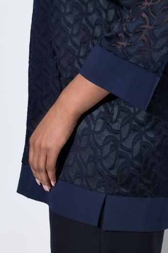 Plus size veliki brojevi Bluza 3/4 rukava V ovratnika za punije