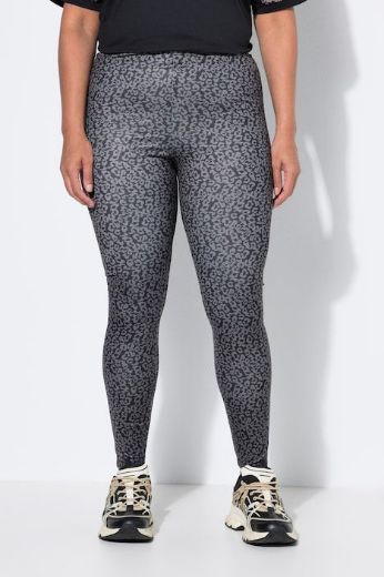 Plus size veliki brojevi Tajice leopard printa za punije