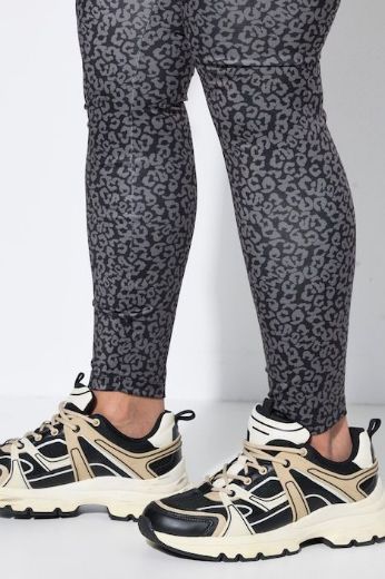 Plus size veliki brojevi Tajice leopard printa za punije