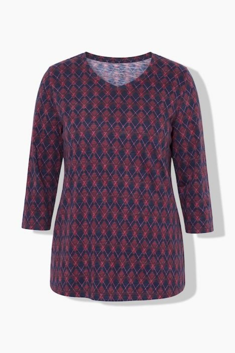 Plus size veliki brojevi Majica 3/4 rukava za punije