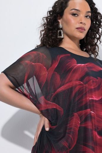 Plus size veliki brojevi Bluza kratkih rukava okruglog ovratnika za punije