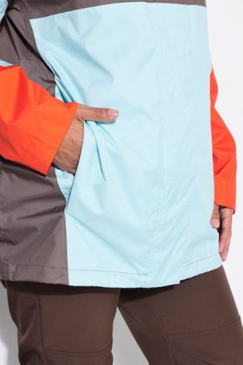 Plus size veliki brojevi Jakna vodootporna s kapuljačom za punije