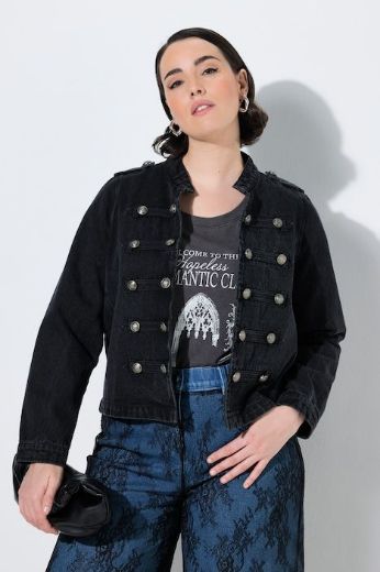 Plus size veliki brojevi Jakna od trapera za punije