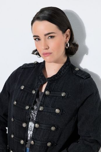Plus size veliki brojevi Jakna od trapera za punije