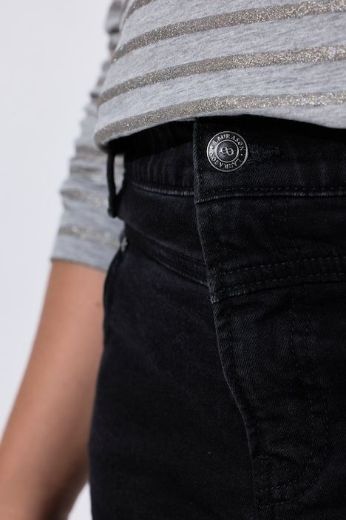 Plus size veliki brojevi Traperice visokog struka uskih nogavica za punije