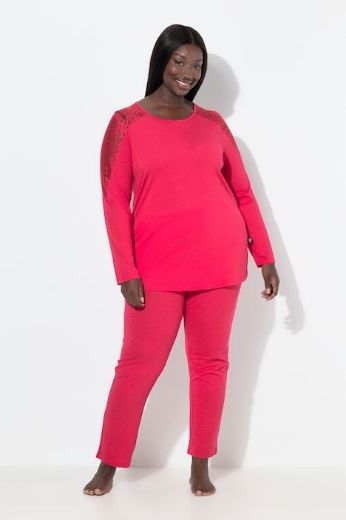 Plus size veliki brojevi Pidžama dugih rukava i dugih nogavica za punije