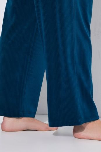 Plus size veliki brojevi Hlače širokih nogavica elastičnog struka za punije