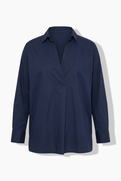 Veliki brojevi Bluza dugih šišmiš rukava moda za punije