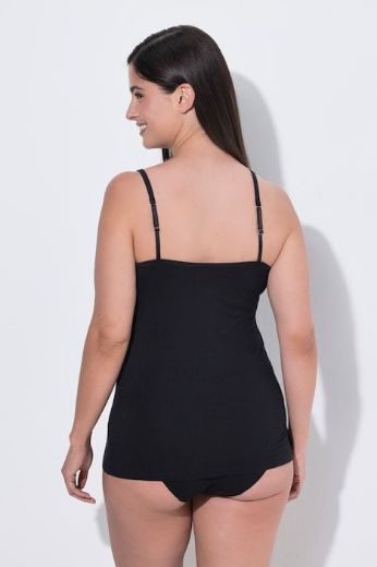 Plus size veliki brojevi Potkošulja uskih naramenica s dodatkom čipke za punije