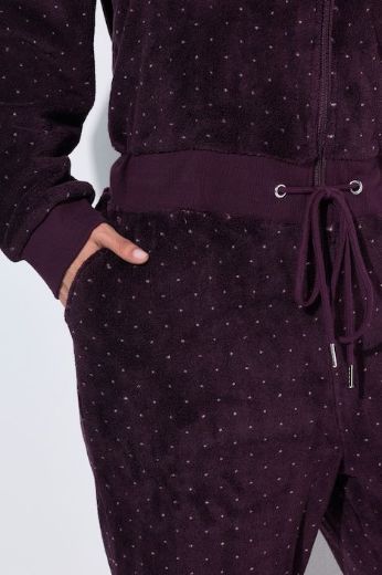 Plus size veliki brojevi Kombinezon dugih rukava od pliša s kapuljačom za punije