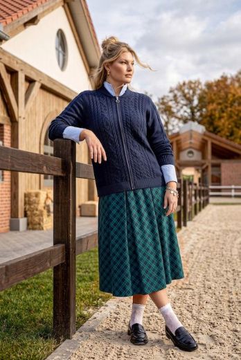 Plus size veliki brojevi Kardigan s patentnim zatvaračem za punije