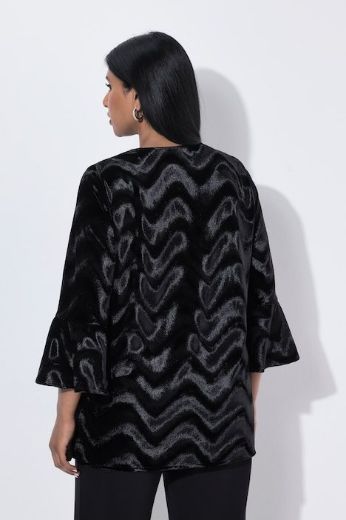 Plus size veliki brojevi Bluza 3/4 rukava baršunasta za punije