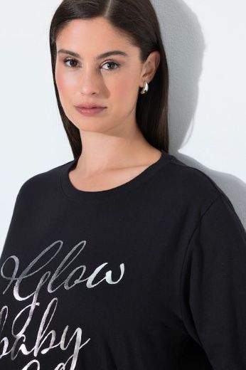 Plus size veliki brojevi Majica kratkih rukava sa sjajnim printom za punije