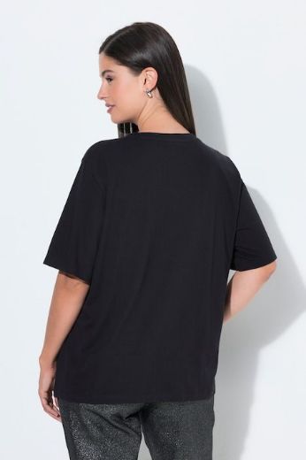 Plus size veliki brojevi Majica kratkih rukava sa sjajnim printom za punije