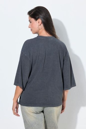 Plus size veliki brojevi Majica kratkih rukava s trakom na vezanje za punije