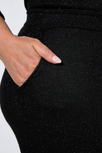 Plus size veliki brojevi Hlače širokih nogavica sa sjajnim nitima za punije