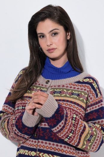 Plus size veliki brojevi Kardigan na kopčanje za punije