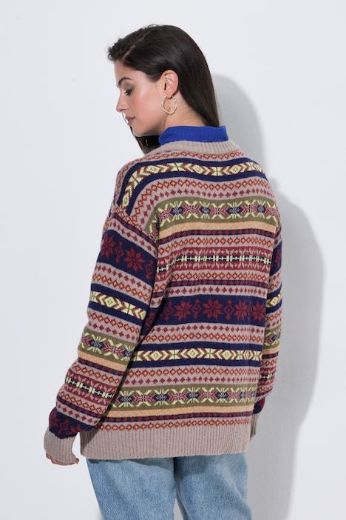 Plus size veliki brojevi Kardigan na kopčanje za punije