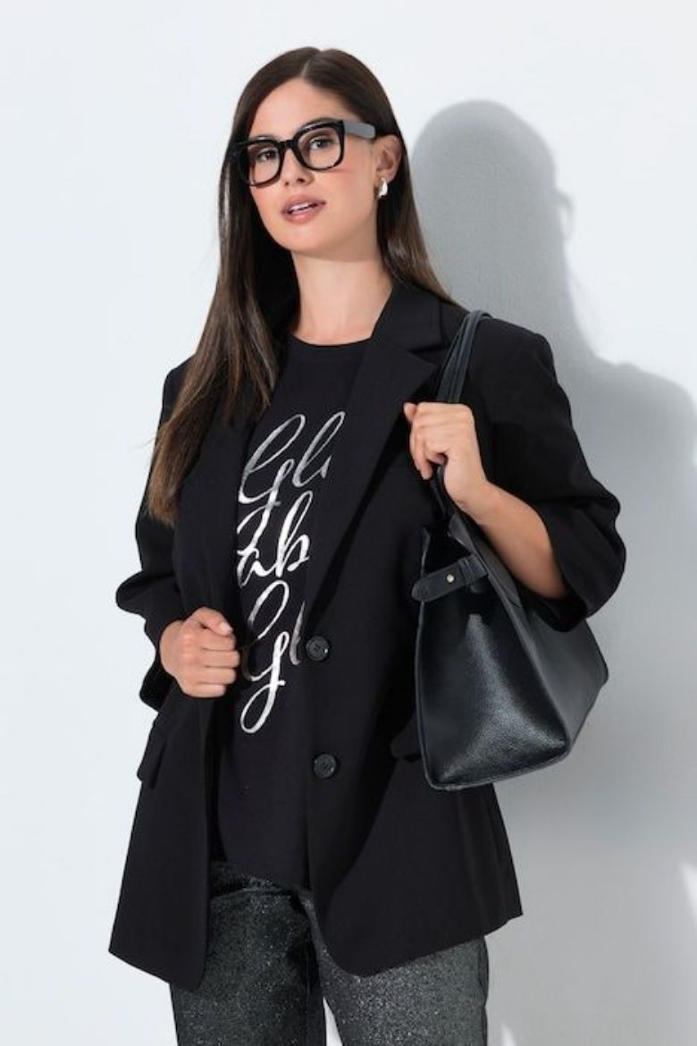 Plus size veliki brojevi Sako 3/4 rukava šireg kroja za punije
