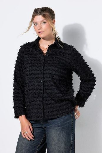 Plus size veliki brojevi Bluza dugih rukava s resicama za punije