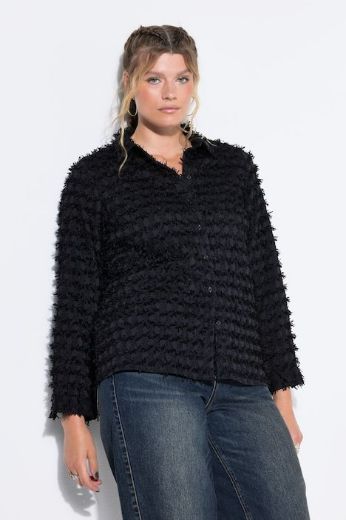 Plus size veliki brojevi Bluza dugih rukava s resicama za punije