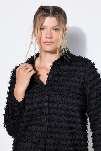 Plus size veliki brojevi Bluza dugih rukava s resicama za punije