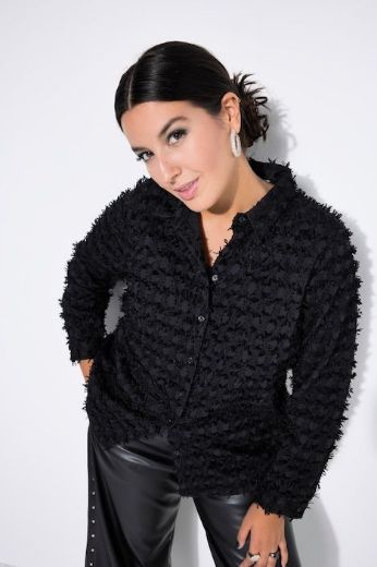 Plus size veliki brojevi Bluza dugih rukava s resicama za punije