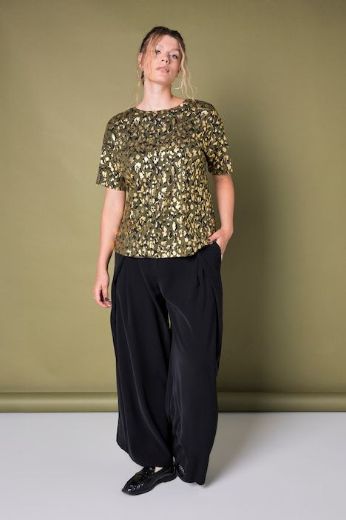 Plus size veliki brojevi Majica kratkih rukava leopard uzorka za punije