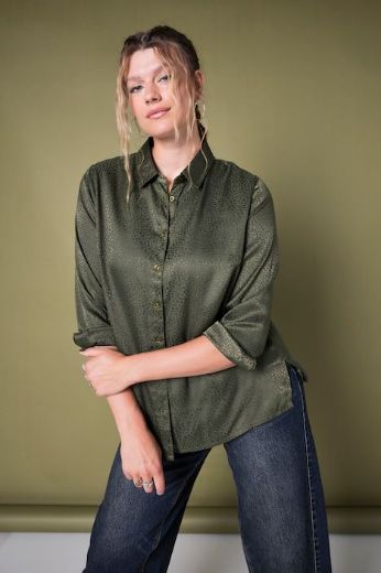 Plus size veliki brojevi Košulja dugih rukava šireg kroja za punije