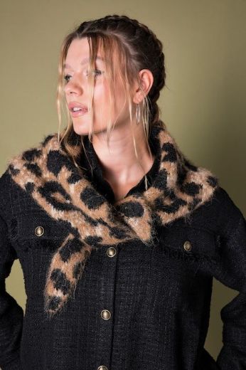 Plus size veliki brojevi Šal s leopard uzorkom za punije