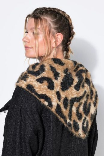 Plus size veliki brojevi Šal s leopard uzorkom za punije