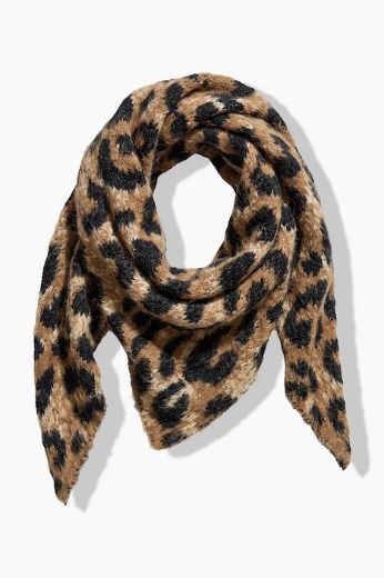 Plus size veliki brojevi Šal s leopard uzorkom za punije