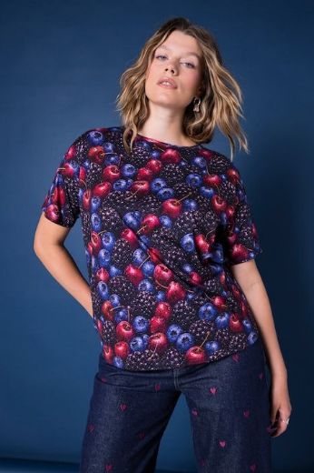Plus size veliki brojevi Majica kratkih rukava šireg kroja za punije