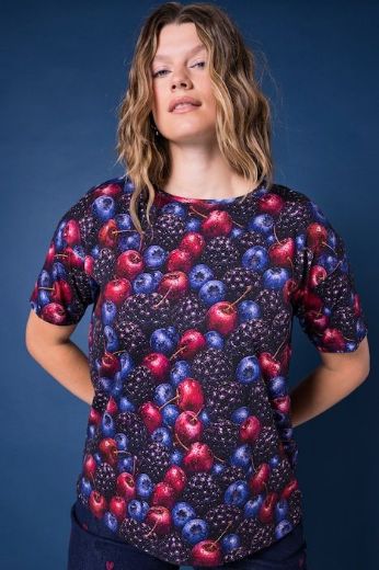 Plus size veliki brojevi Majica kratkih rukava šireg kroja za punije