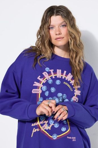Plus size veliki brojevi Majica dugih rukava šireg kroja za punije